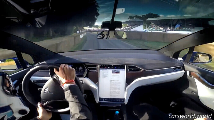 Tesla Employees Reach Highway Speeds Even Before Exiting the Parking Lot | Carscoops